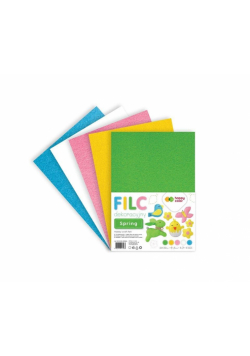 Filc dekoracyjny Spring 5szt HAPPY COLOR