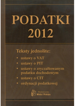 Kuciński Rafał - Podatki 2012