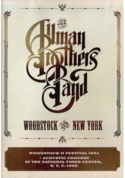 Allman Brothers recorded at Woodstock DVD NOWA