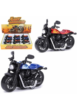 Motocykl metalowy z napędem MIX