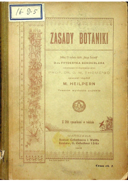 Zasady botaniki 1907r.