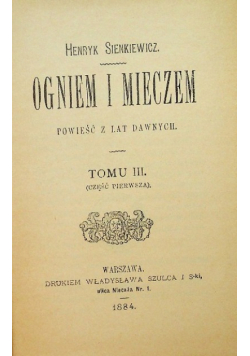 Ogniem i mieczem Tom III
