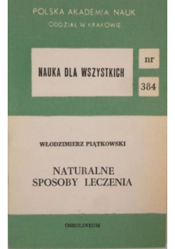 Naturalne sposoby leczenia