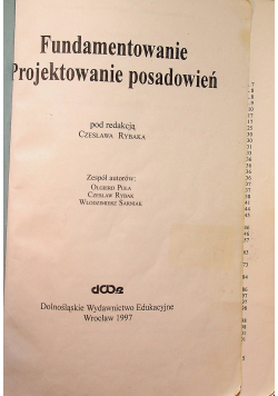 Fundamentowanie projektowanie posadowień