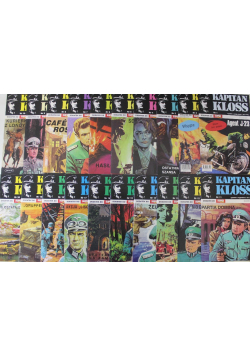 Kapitan Kloss kultowa seria komiksów Nr 1 do 20