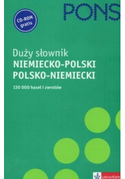 Duży słownik niemiecko - polski polsko - niemiecki