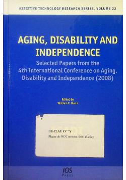 Aging, Disability and Independence: Selected Papers