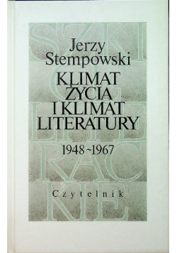 Klimat życia i klimat literatury
