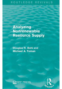Analyzing Nonrenewable Resource Supply