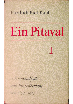 Ein pitaval Tom 1