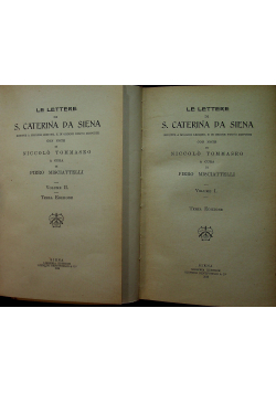 Le lettere di S Caterina da siena II Volume 1922 r