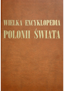 Wielka Encyklopedia Polonii świata