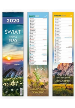 Kalendarz 2020 Ścienny - Świat wokół nas