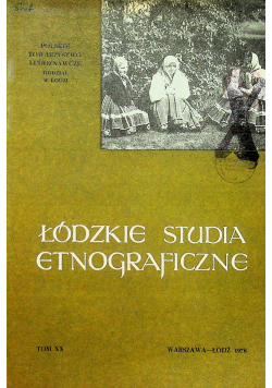 Łódzkie studia etnograficzne Tom XXV