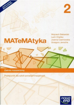 Matematyka 2 Podręcznik Zakres rozszerzony