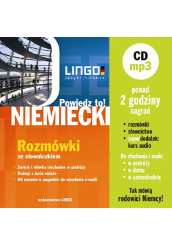 Niemiecki Rozmówki Powiedz to + CD mp3