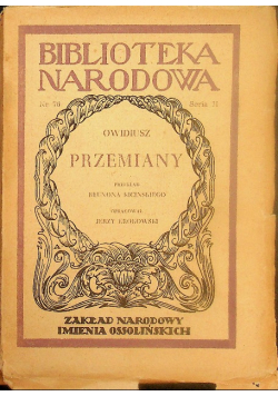 Owidiusz Przemiany