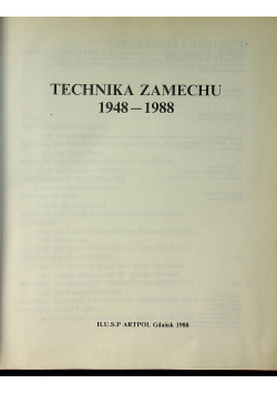Technika zamechu 1948- 1988