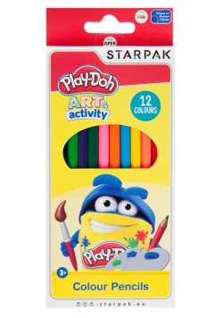 Kredki ołówkowe 12 kolorów Play-Doh