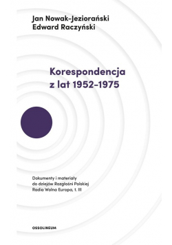 Korespondencja z lat 1952-1975