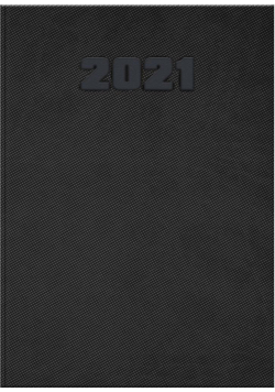 Kalendarz 2021 książkowy A5 Manager DTP czarny