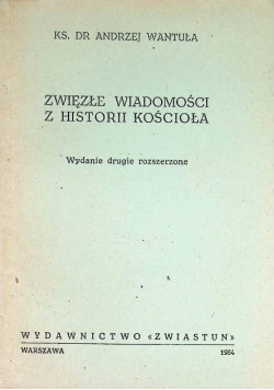 Zwięzłe wiadomości z historii Kościoła