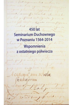 450 lat seminarium duchownego w Poznaniu
