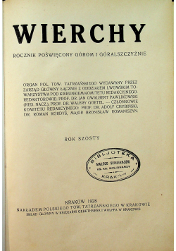 Wierchy rok szósty 1928 r