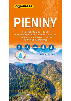 Pieniny - mapa laminowana 1:25 000