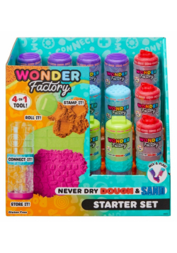 Wonder Factory Never Dry Dough&Sand (15szt)