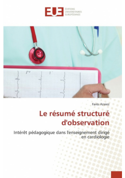 Le résumé structuré d'observation