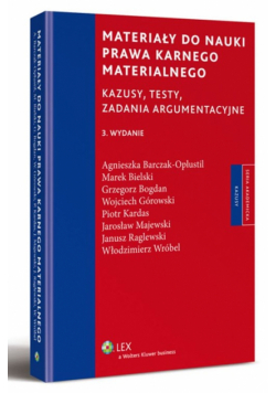 Materiały do nauki prawa karnego materialnego