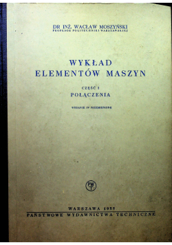 Wykład elementów maszyn cześć 1