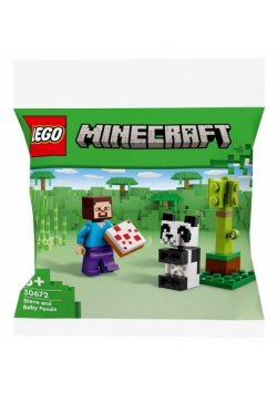 LEGO(R) MINECRAFT 30672 (30szt) Steve i mala panda