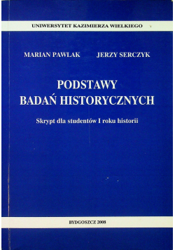 Podstawy badań historycznych