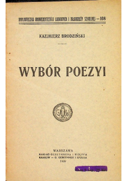 Zaleski wybór poezyi 1909 r.