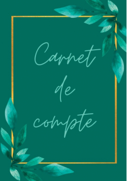 Carnet de compte à remplir