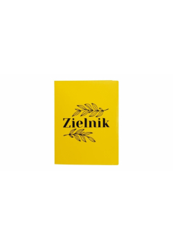 Zielnik A4 PP żółty z nadrukiem 20k.