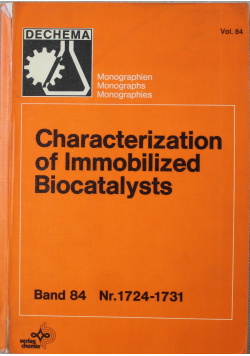 Characterization of Immobilized Biocatalysts Band 84