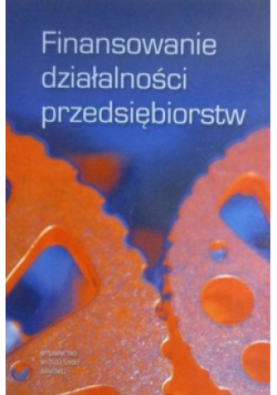 Finansowanie działalności przedsiębiorstw