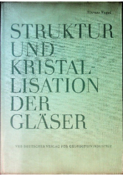 Vogel struktur und kristallisation