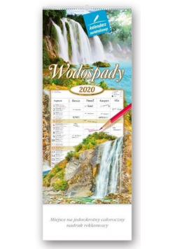 Kalendarz 2020 Notatnikowy Wodospady WN5