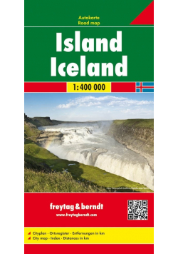 Island Iceland Mapa
