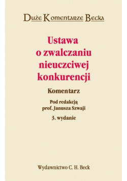 Ustawa o zwalczaniu nieuczciwej konkurencji
