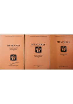 Memoires Volume XVI Part od 1 do 3