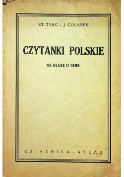 Czytanki polskie na klasę II gimn 1931 r