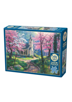 Puzzle 500 Kościółek w lesie G3