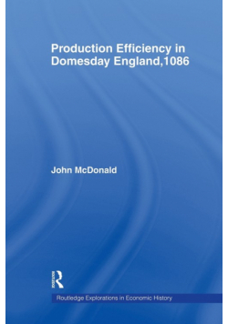 Production Efficiency in Domesday England, 1086