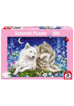 Puzzle 200 Milusińskie wilki