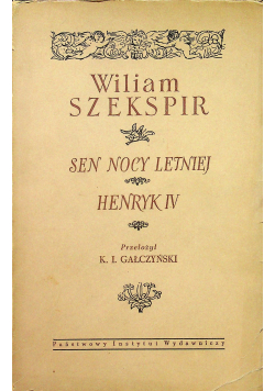 Sen nocy letniej / Henryk IV